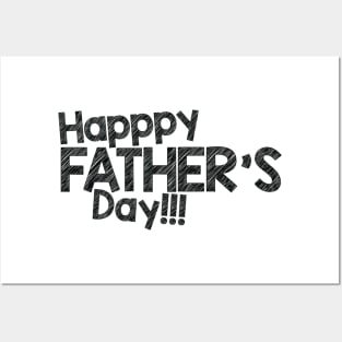 Happy FATHER'S day Posters and Art